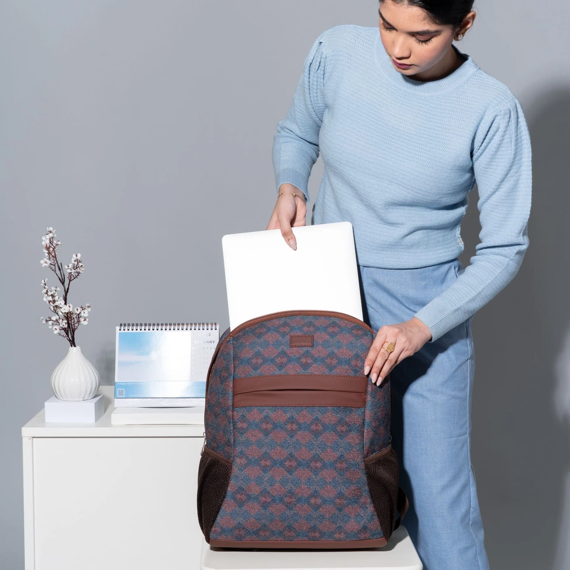 Periyar Weaves Classic Backpack - Image 3