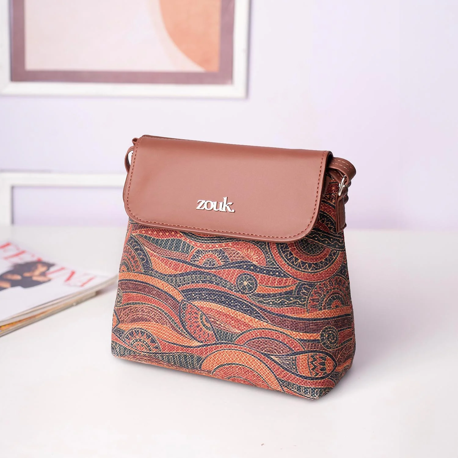 Pithora Artistry Flap Sling Bag - Image 2
