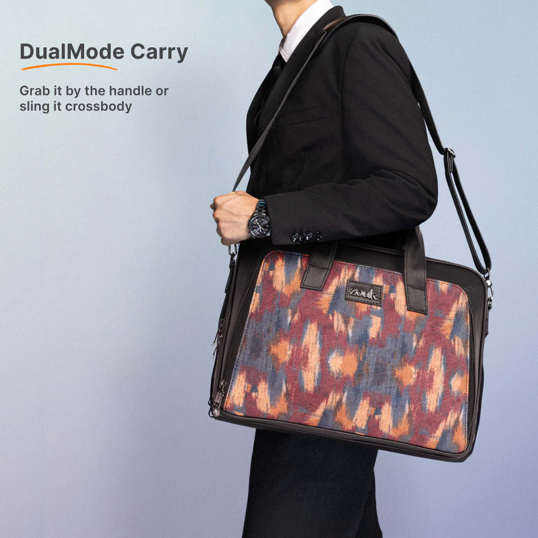 Ajanta Allure Executive Laptop Bag (Black) - Image 6