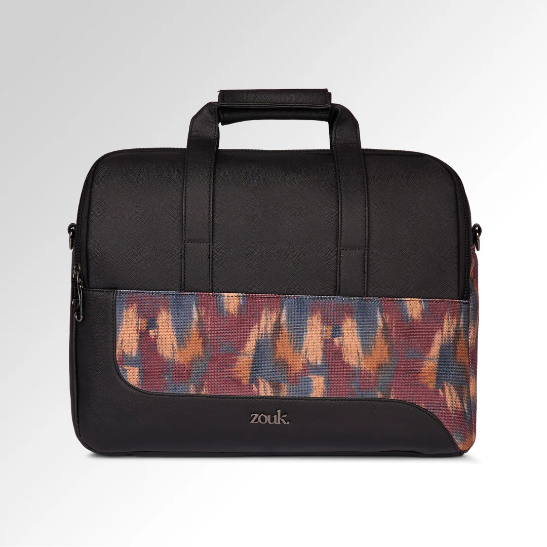 Ajanta Allure Office Laptop Bag (Black) - Image 3