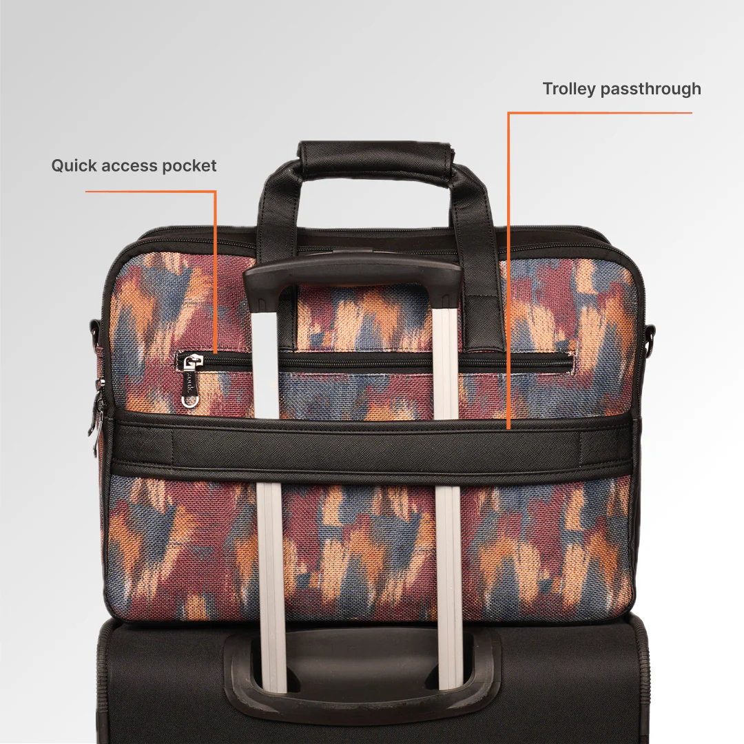Ajanta Allure Office Laptop Bag (Black) - Image 9