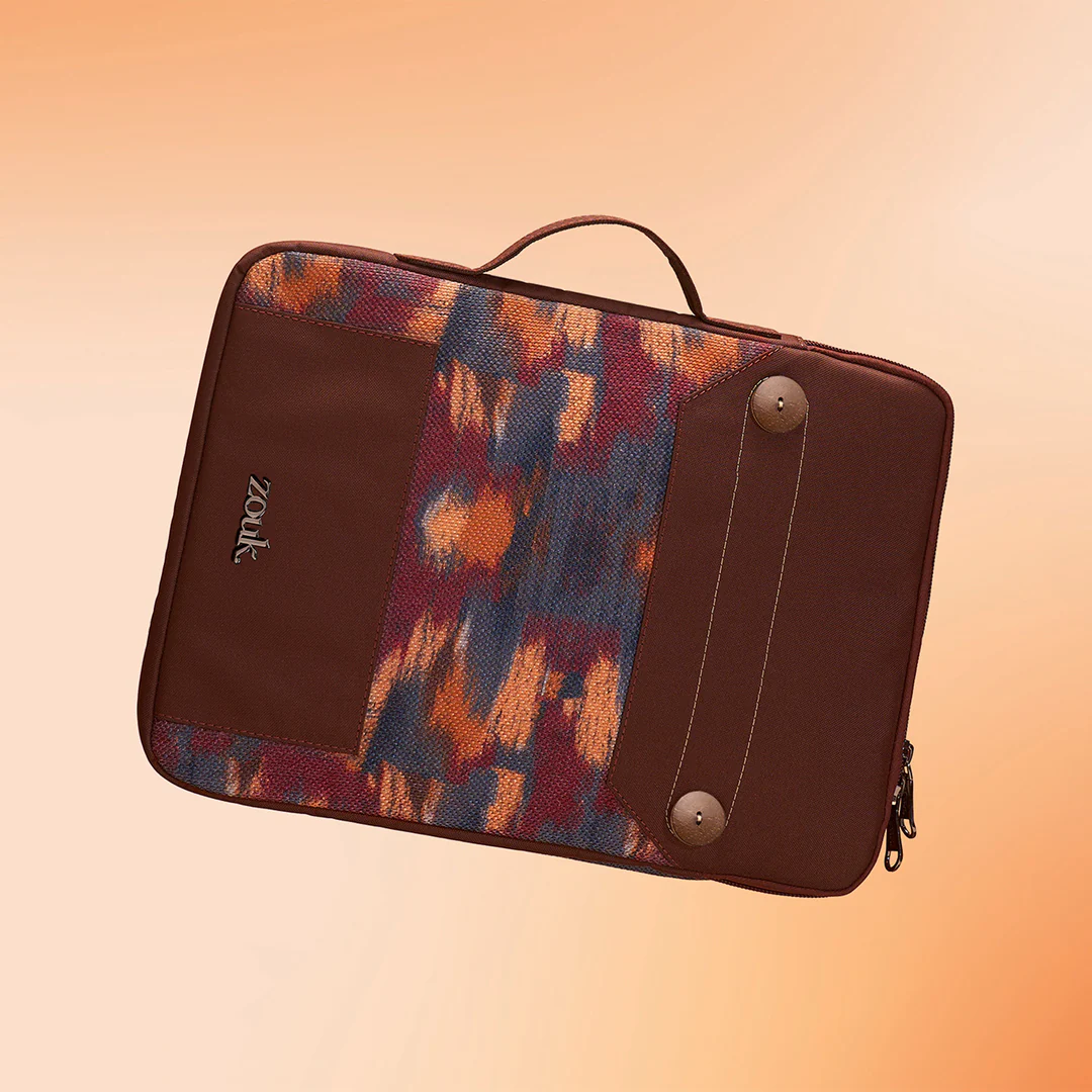 Ajanta Allure Urban Laptop Sleeve - 14inch (Brown) - Image 2