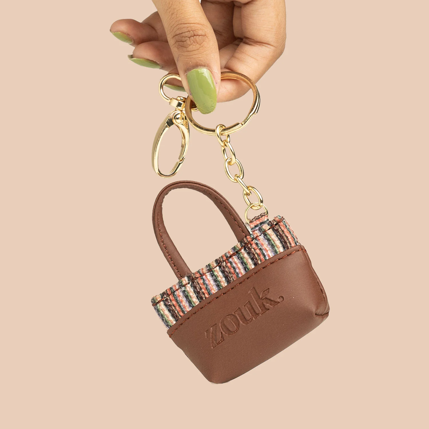 Rohtang Stripes Power Potli Keychain - Image 5