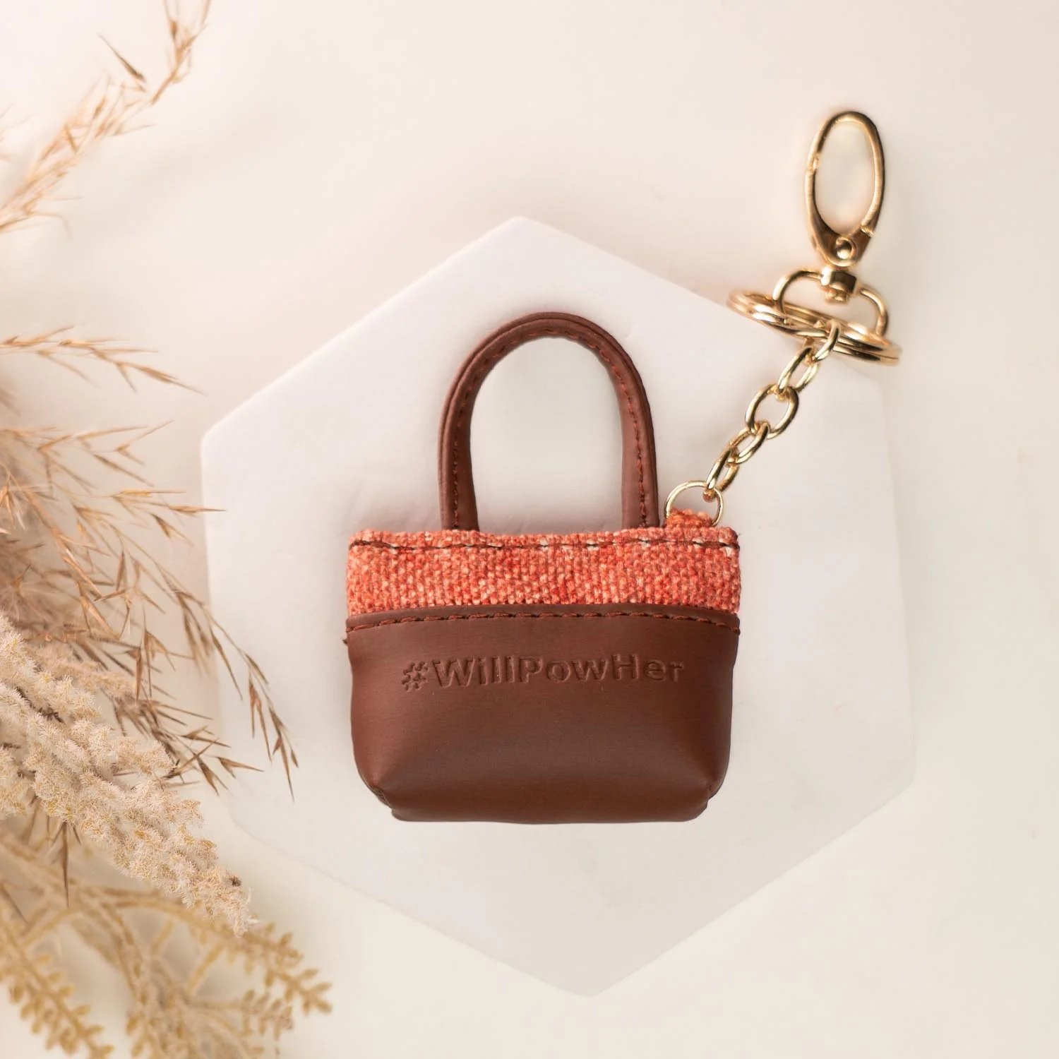 Telangana Weaves Power Potli Keychain - Image 5