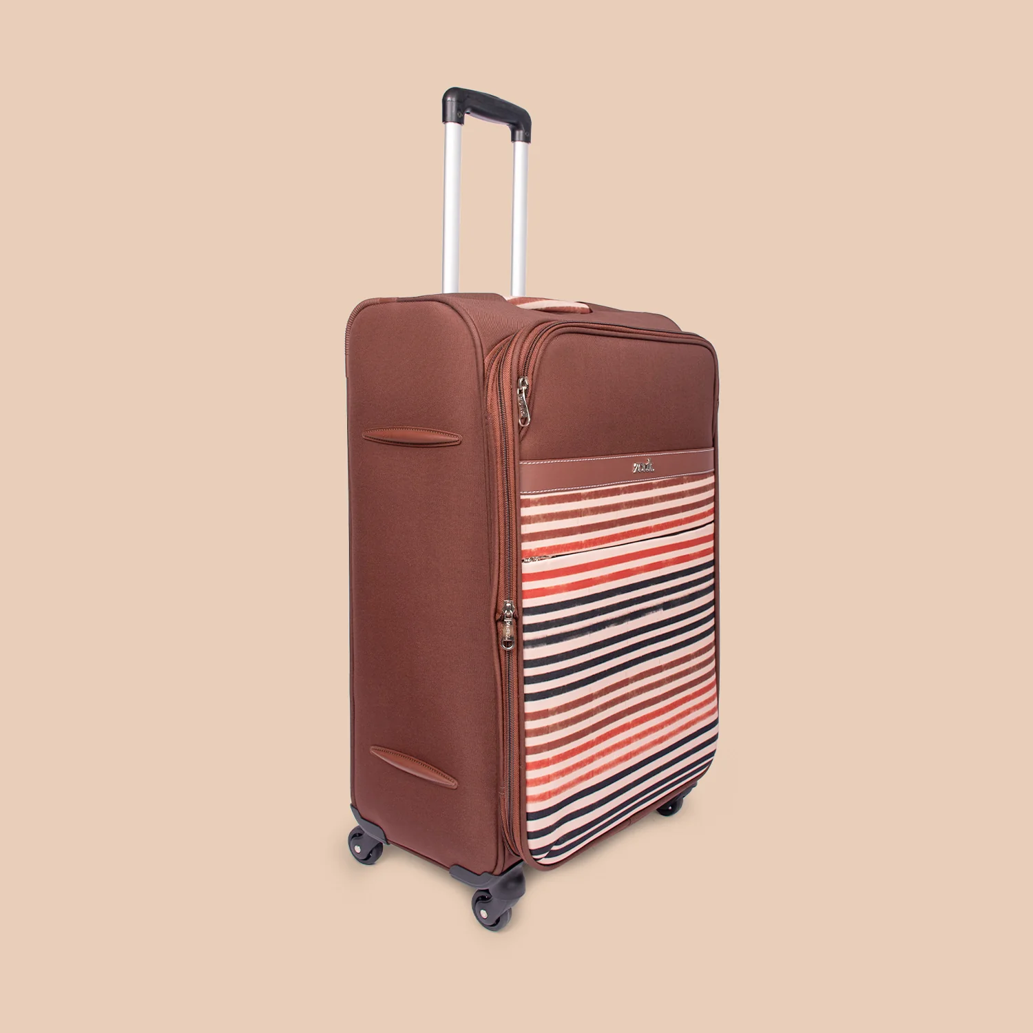 Qutub Stripes Avasa Trolley Bag Combo (Medium & Large) - Image 8