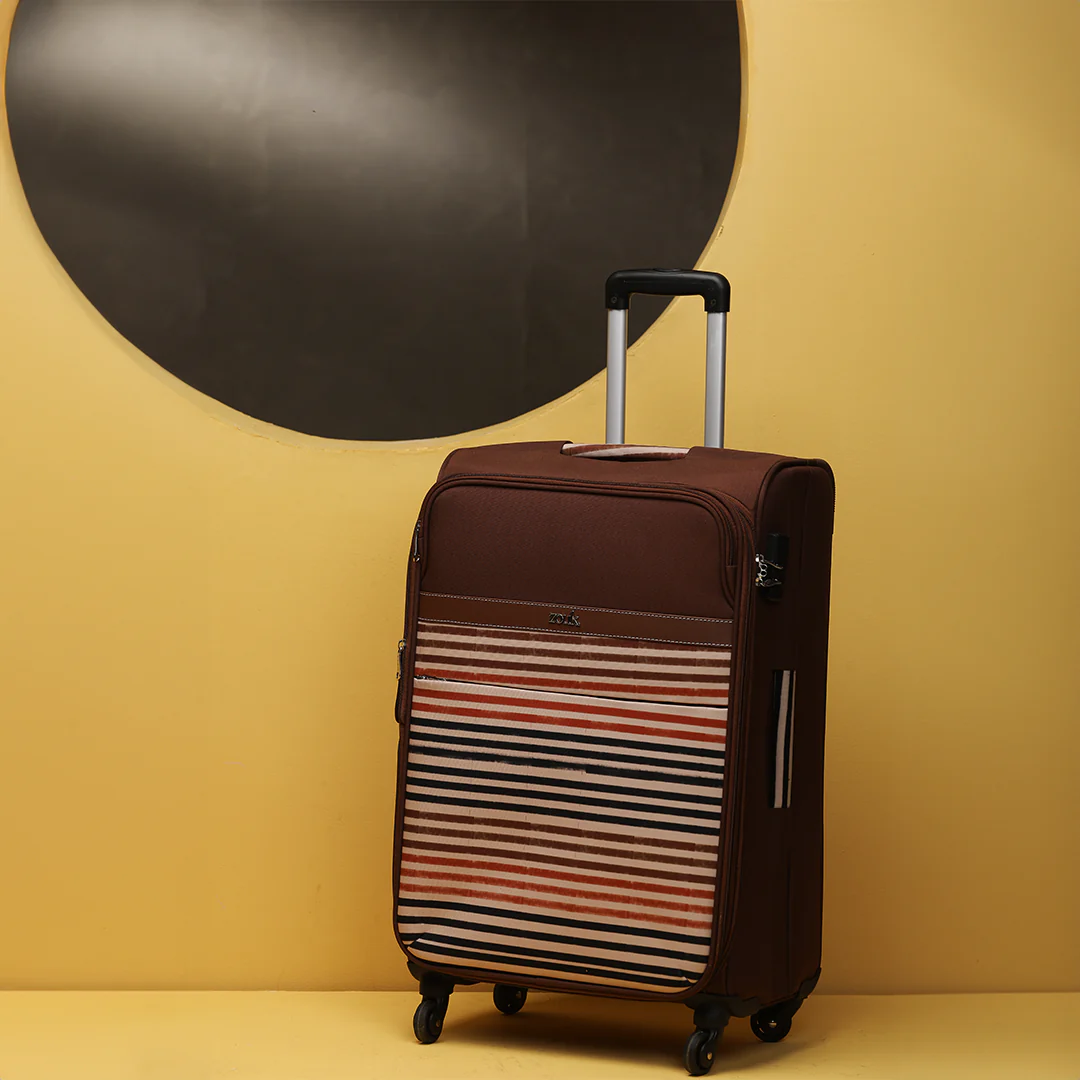 Qutub Stripes Avasa Trolley Bag (Medium) - Image 12