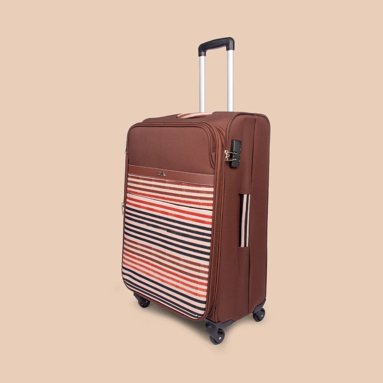 Qutub Stripes Avasa Trolley Bag (Medium) - Image 4