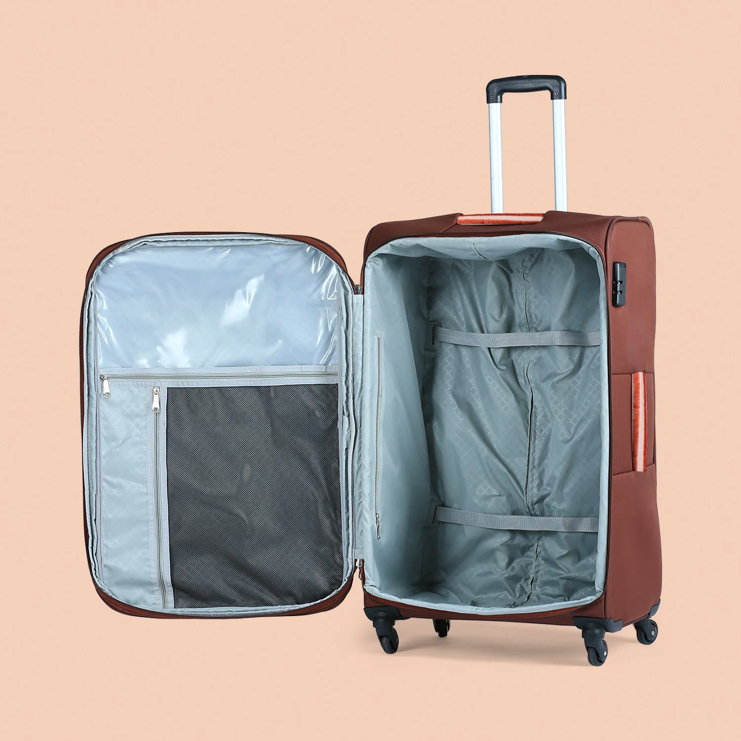 Qutub Stripes Avasa Trolley Bag (Medium) - Image 5