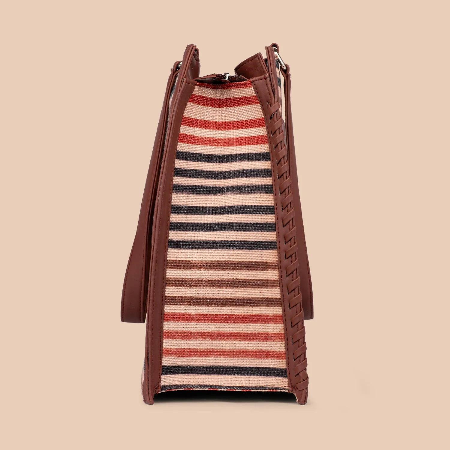 Qutub Stripes Boardroom Office Bag - Image 9