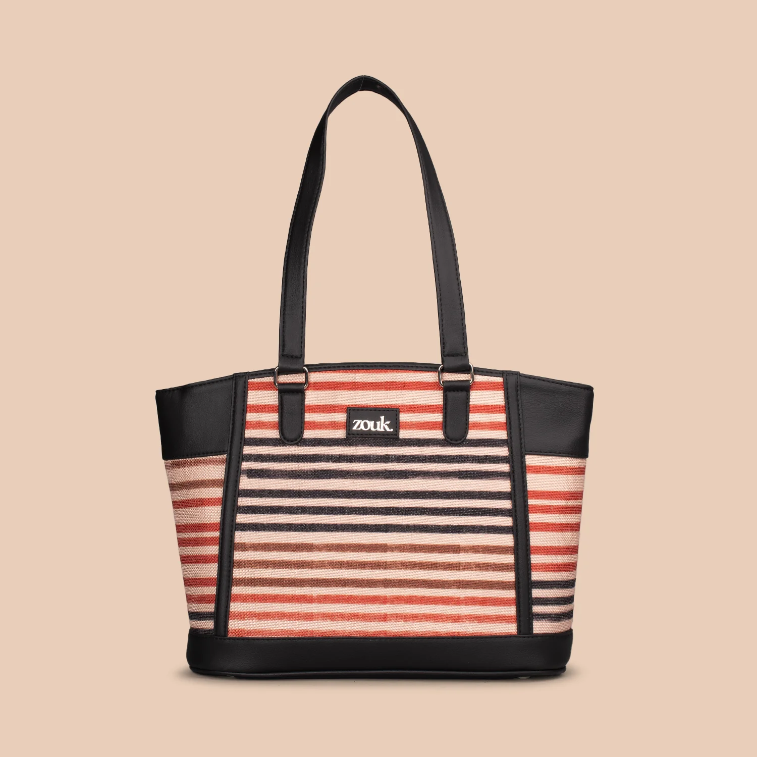 Qutub Stripes Classic Commute Office Bag - Image 2