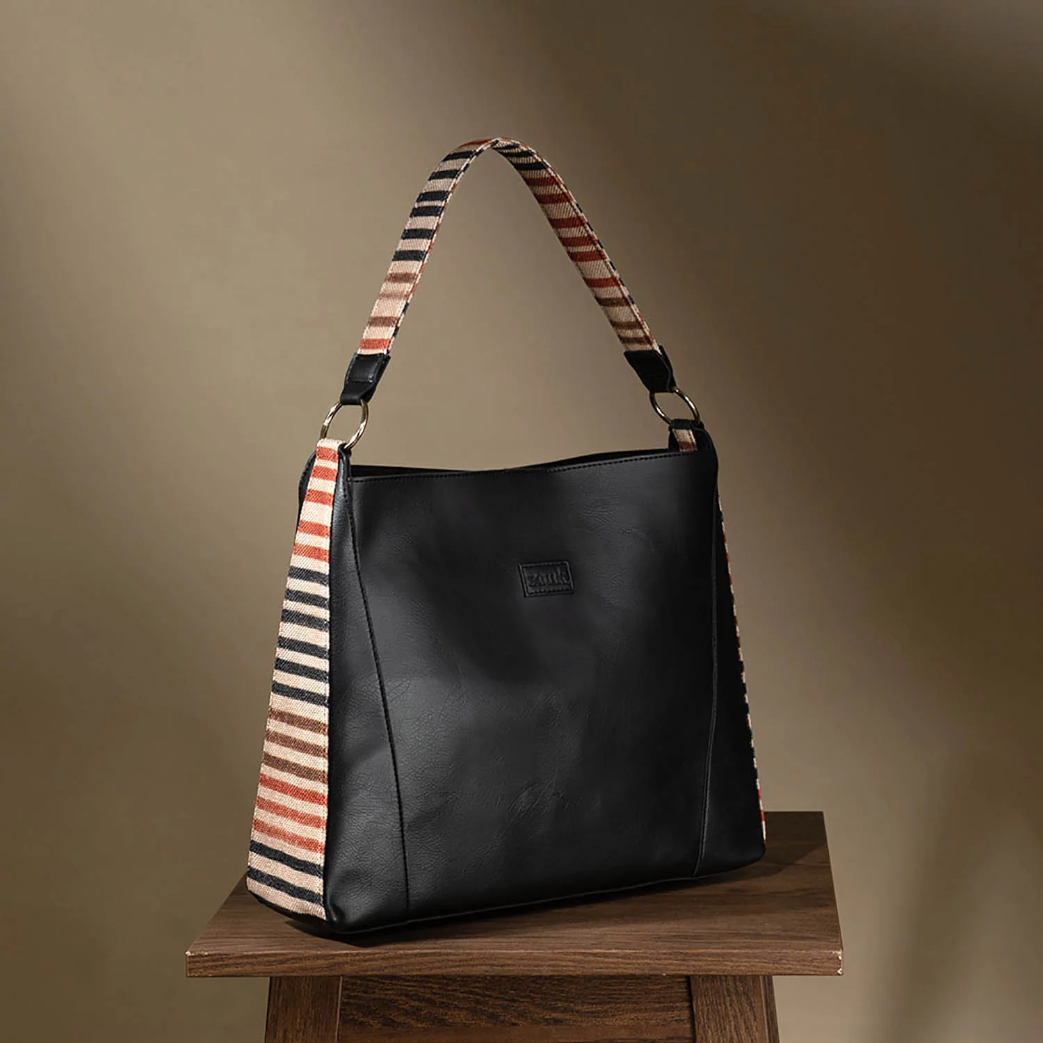 Qutub Stripes Classic Open Tote