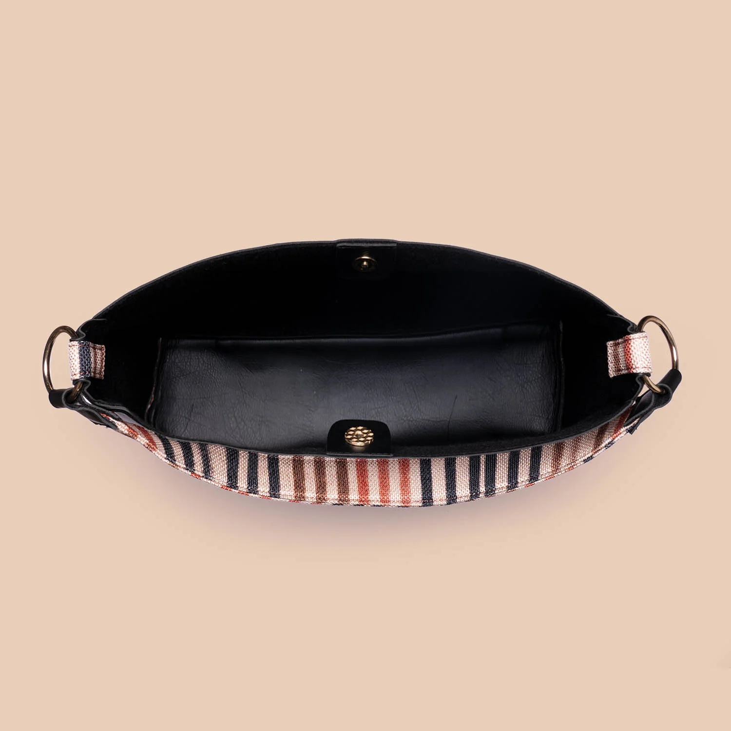 Qutub Stripes Classic Open Tote - Image 10
