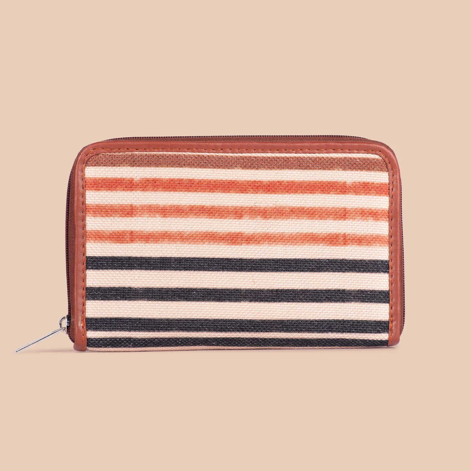 Qutub Stripes Classic Zipper Wallet - Image 3