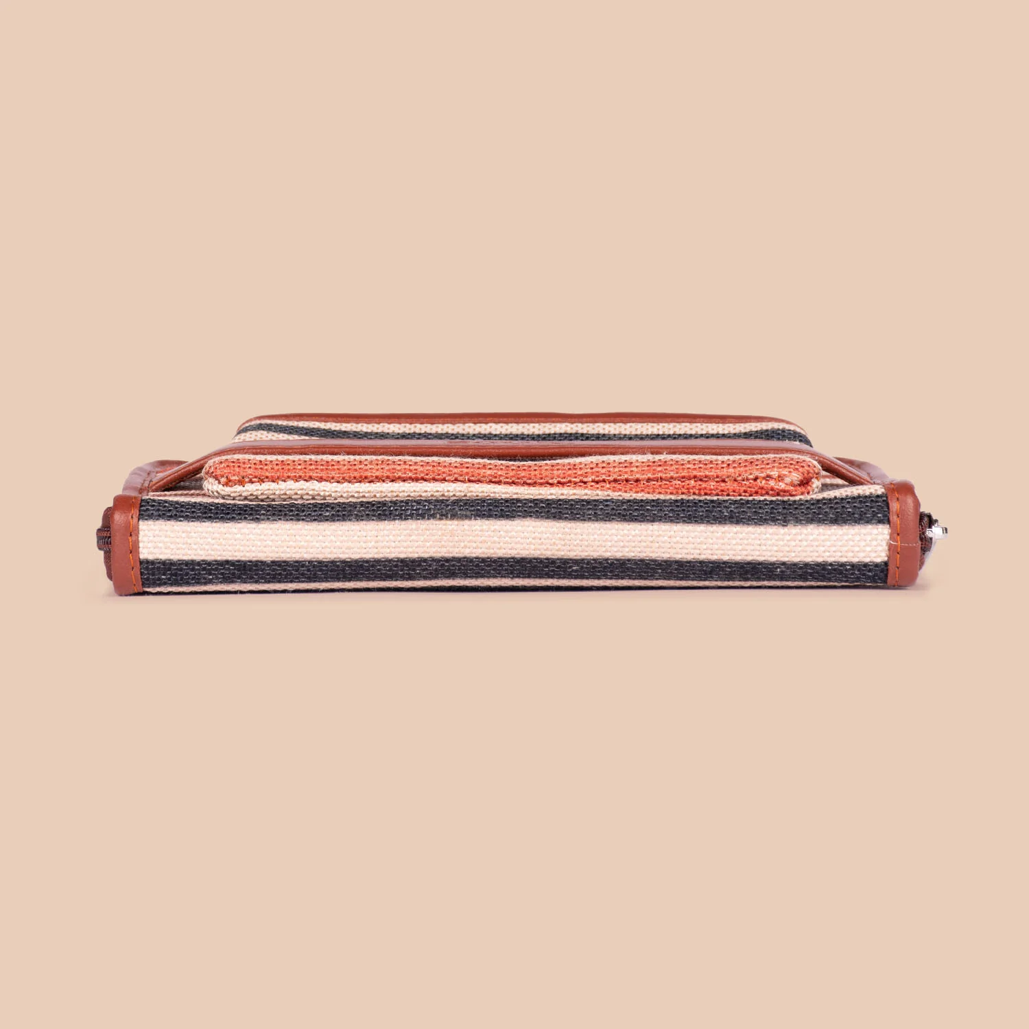 Qutub Stripes Classic Zipper Wallet - Image 6