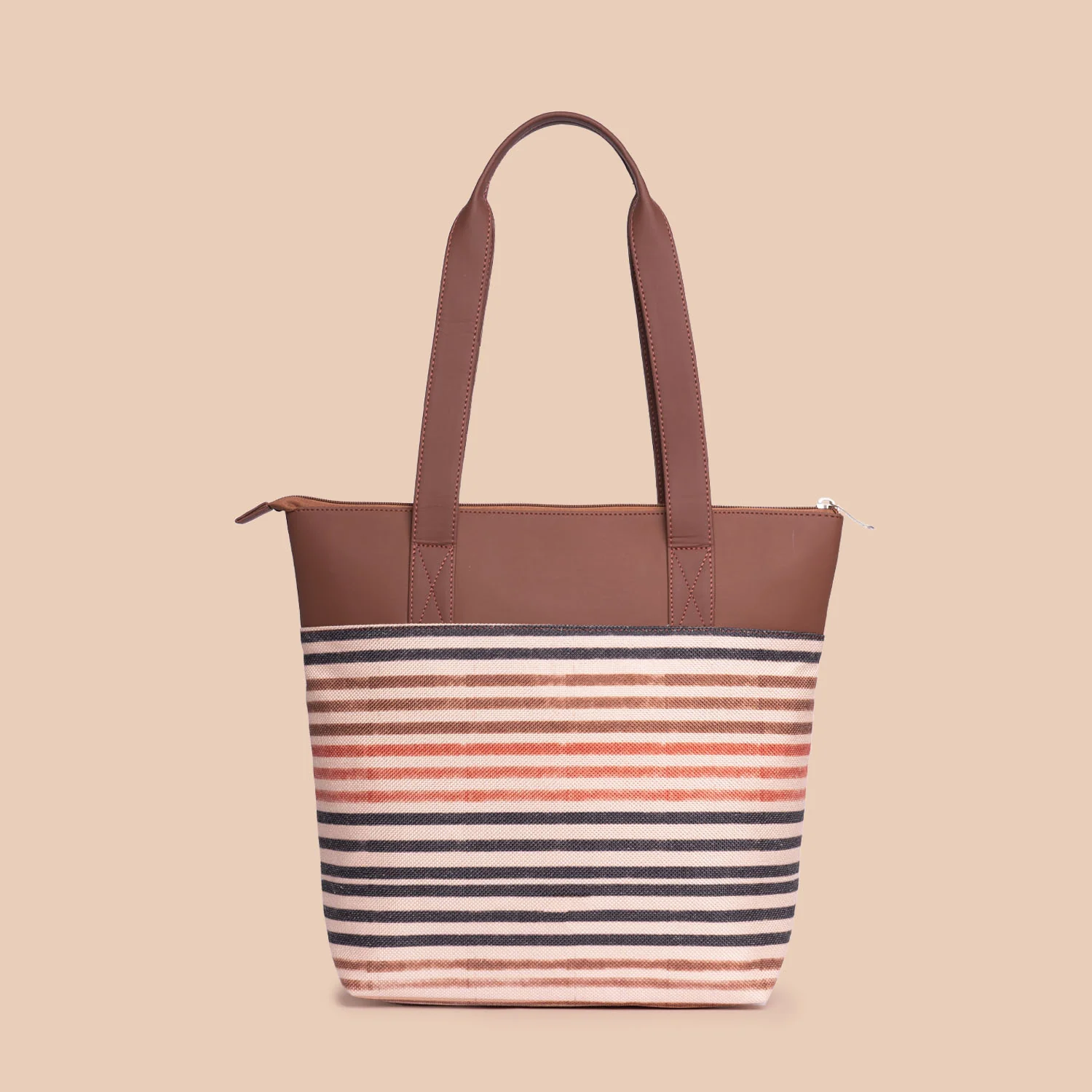 Qutub Stripes Everyday Tote Bag - Image 3
