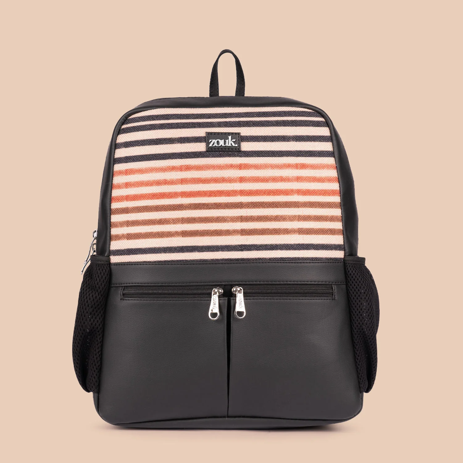 Qutub Stripes Men's Office Backpack - Image 2