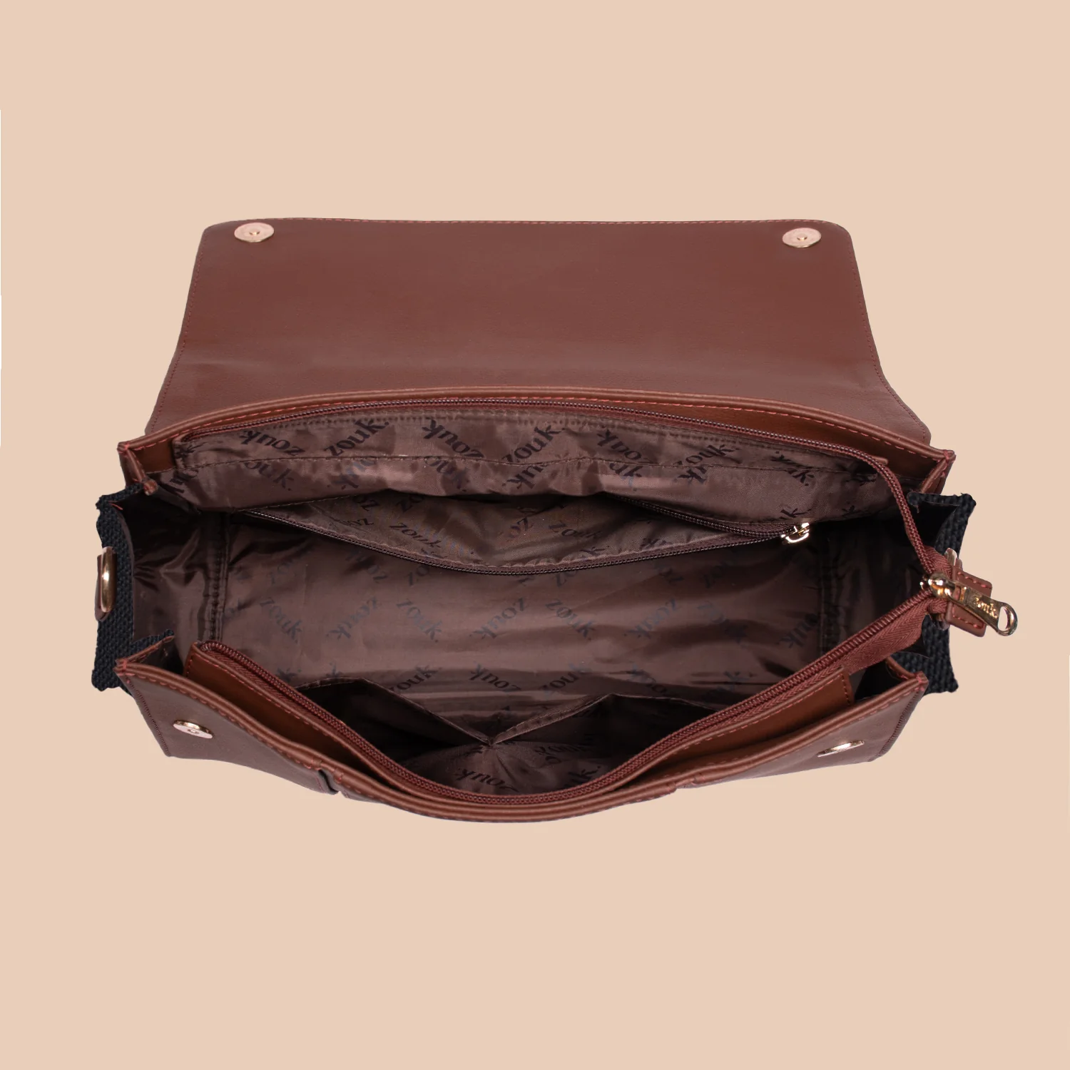 Rhea Kapoor Satchel Bag - Qutub Stripes - Image 4