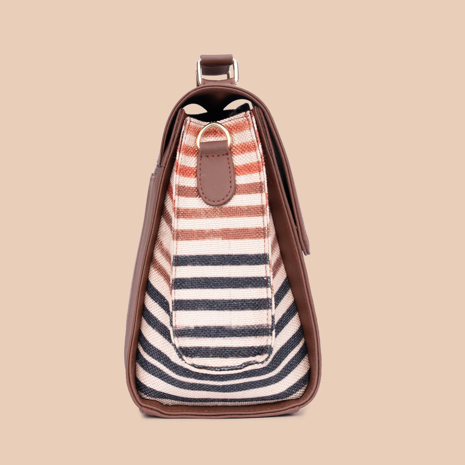 Rhea Kapoor Satchel Bag - Qutub Stripes - Image 6