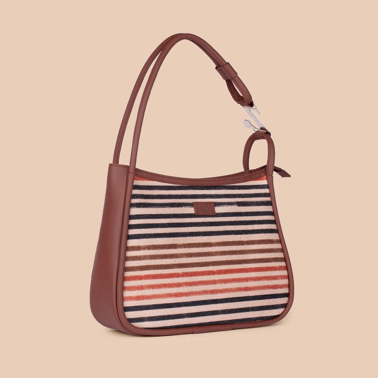 Qutub Stripes Sleek Shoulder Bag - Image 10