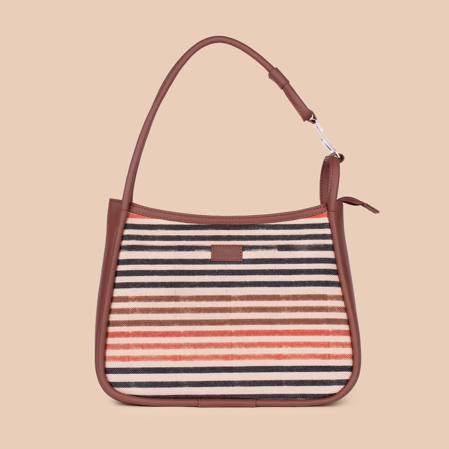 Qutub Stripes Sleek Shoulder Bag - Image 11