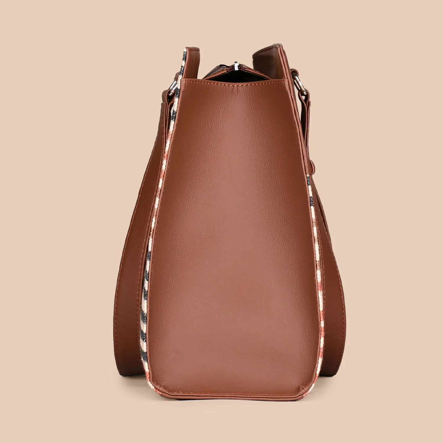 Qutub Stripes Statement Business Bag - Image 8