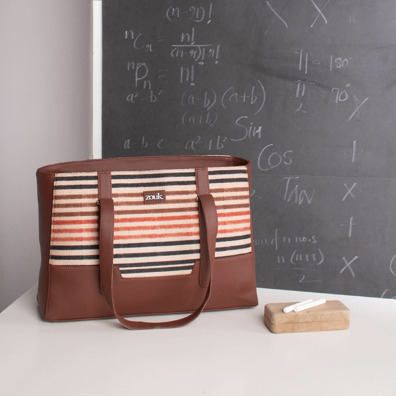 Zouk Qutub Stripes Maya Multitasker ToteĀ Bag - Image 2
