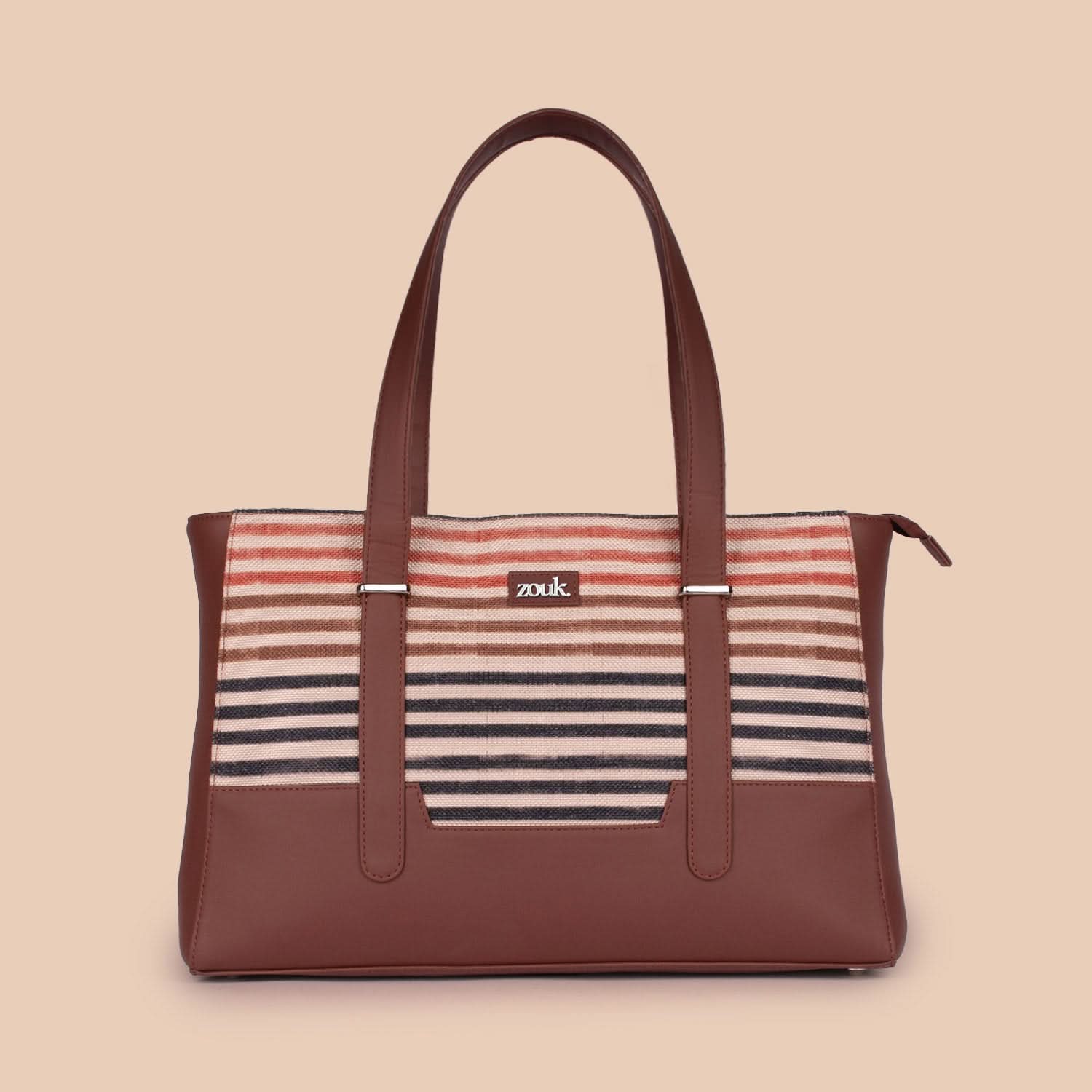 Zouk Qutub Stripes Maya Multitasker ToteĀ Bag - Image 5