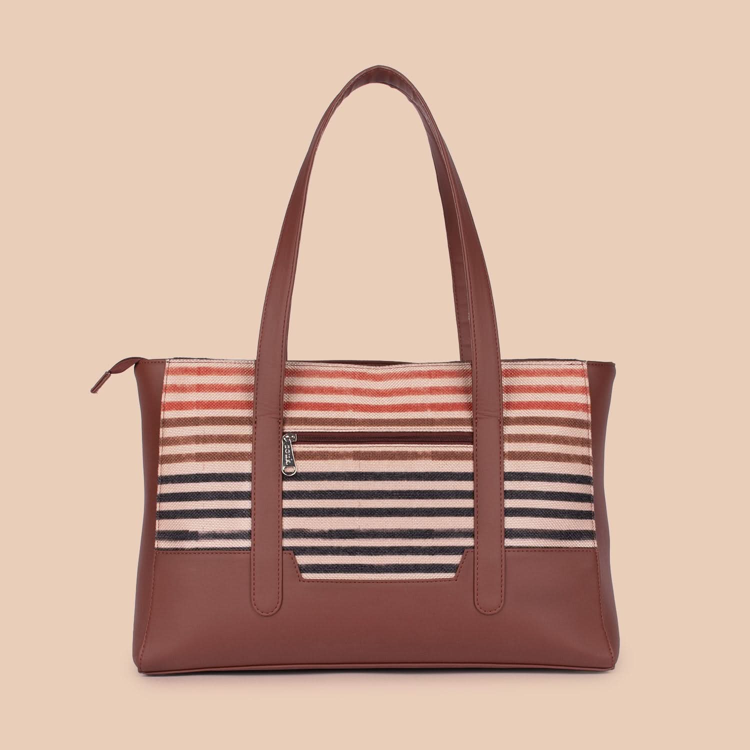 Zouk Qutub Stripes Maya Multitasker ToteĀ Bag - Image 7