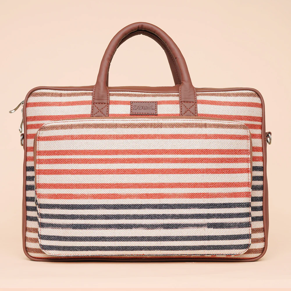 Qutub Stripes Unisex Laptop Bag - Image 2