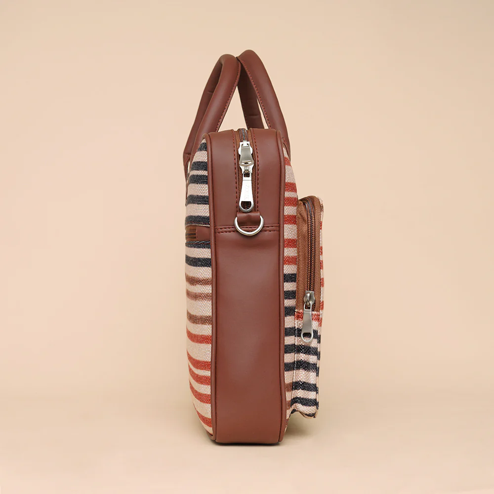 Qutub Stripes Unisex Laptop Bag - Image 7
