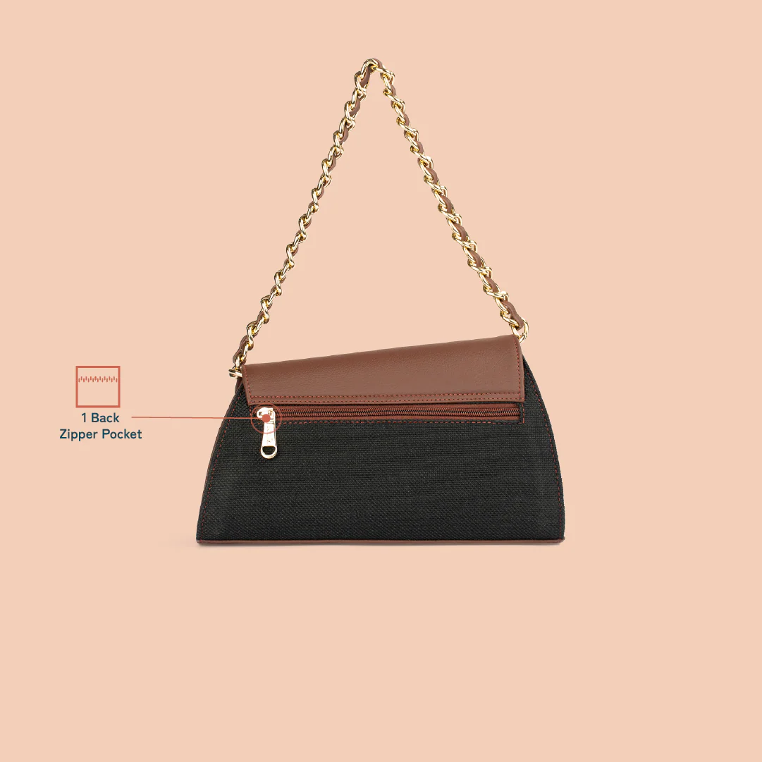 Rhea Kapoor Baguette - Jet Black - Image 3