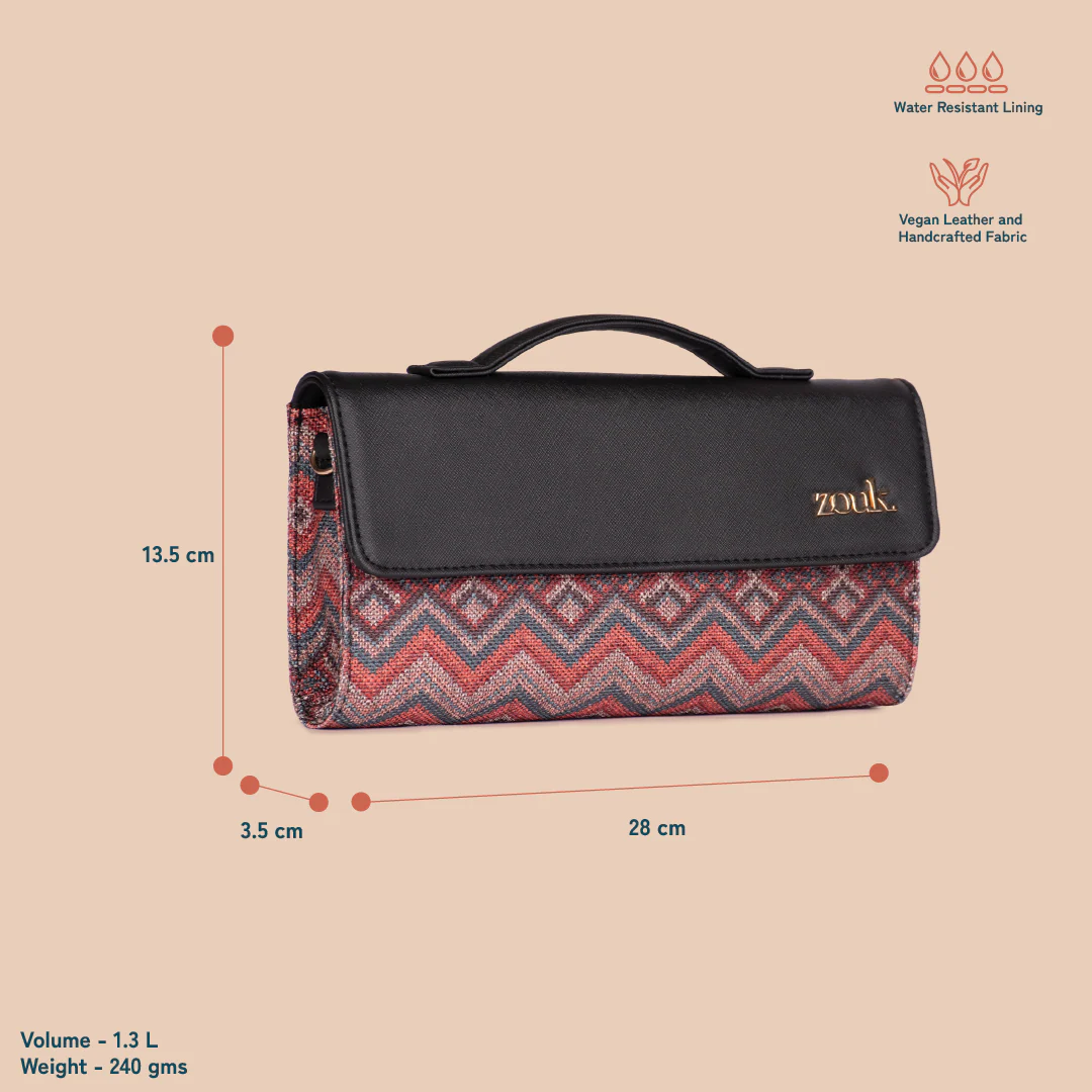 Rhea Kapoor Clutch - Gwalior Weaves - Image 6