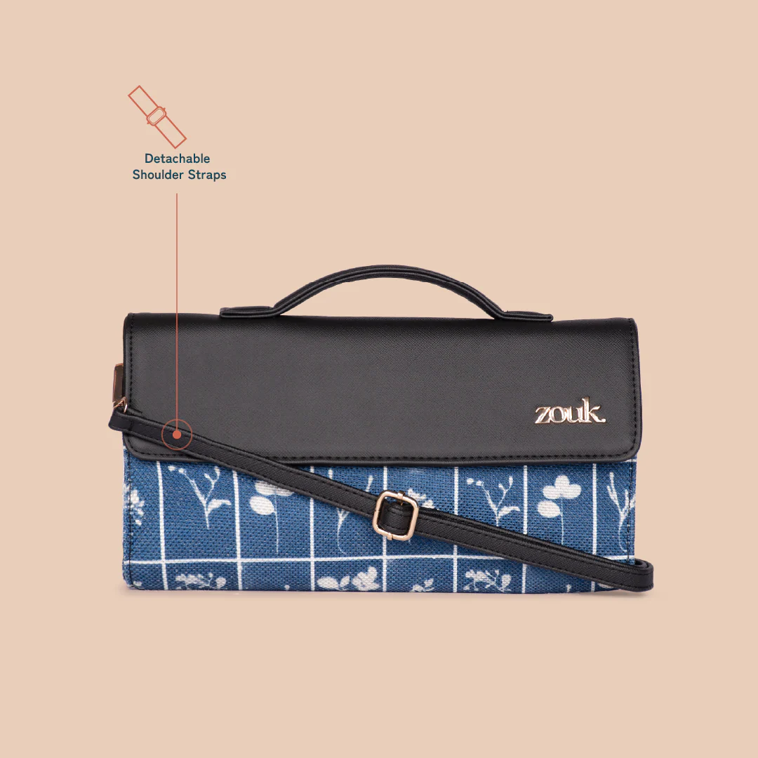 Rhea Kapoor Clutch - Lakshadweep Azure - Image 3