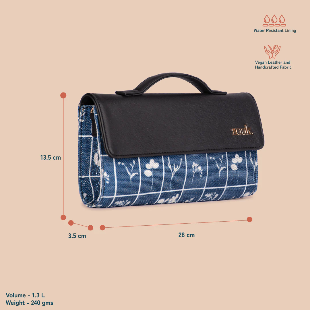 Rhea Kapoor Clutch - Lakshadweep Azure - Image 5