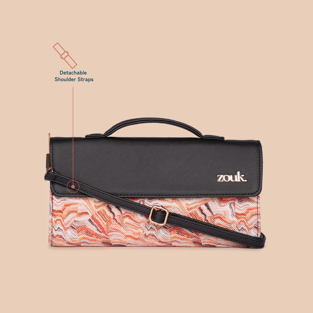 Rhea Kapoor Clutch - Nicobar Coral - Image 2