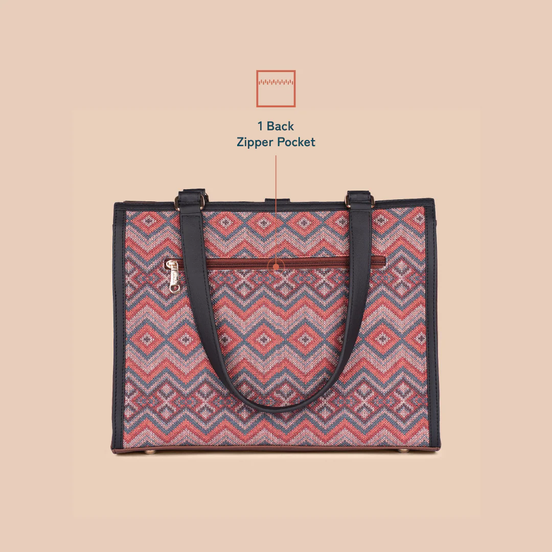 Rhea Kapoor Office Bag - Gwalior Weaves - Image 5