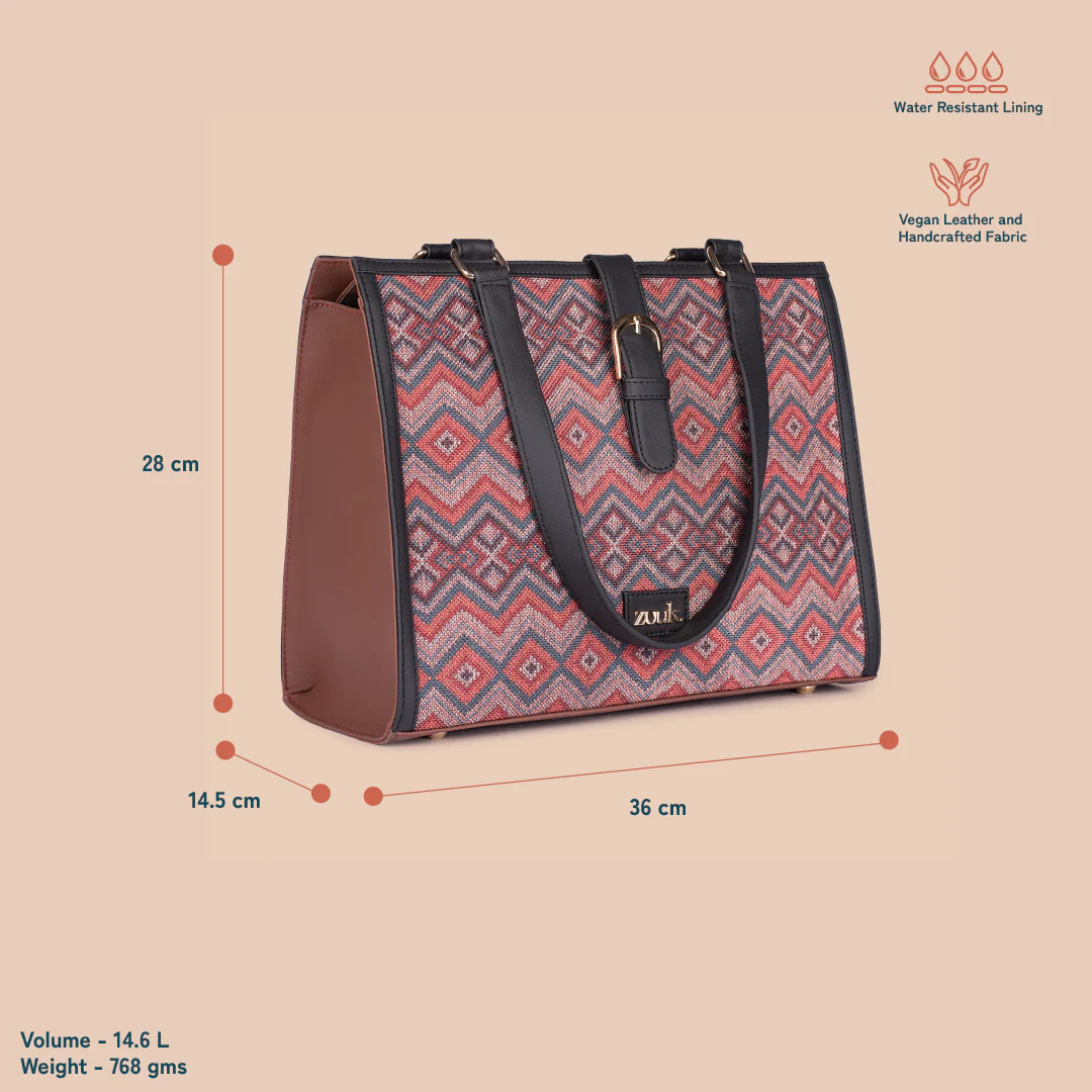 Rhea Kapoor Office Bag - Gwalior Weaves - Image 6