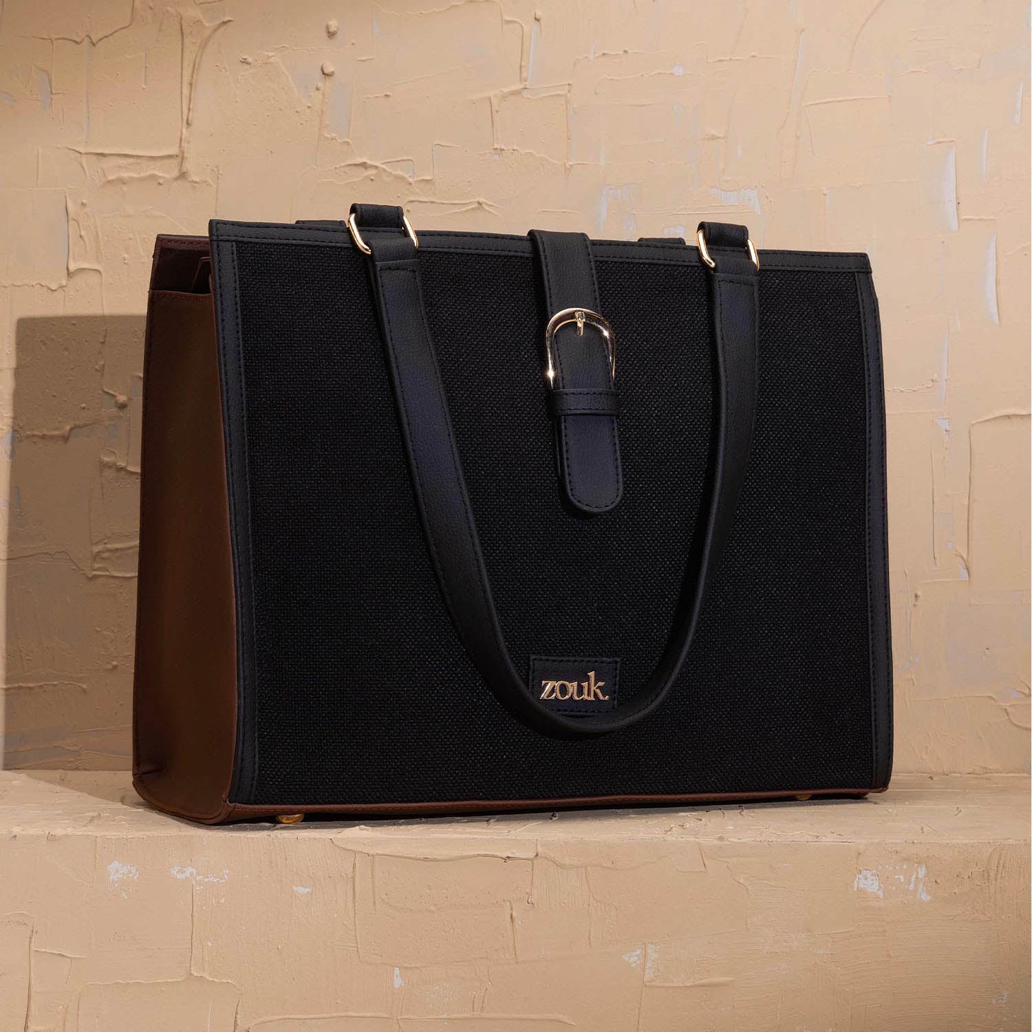 Rhea Kapoor Office Bag - Jet Black - Image 2