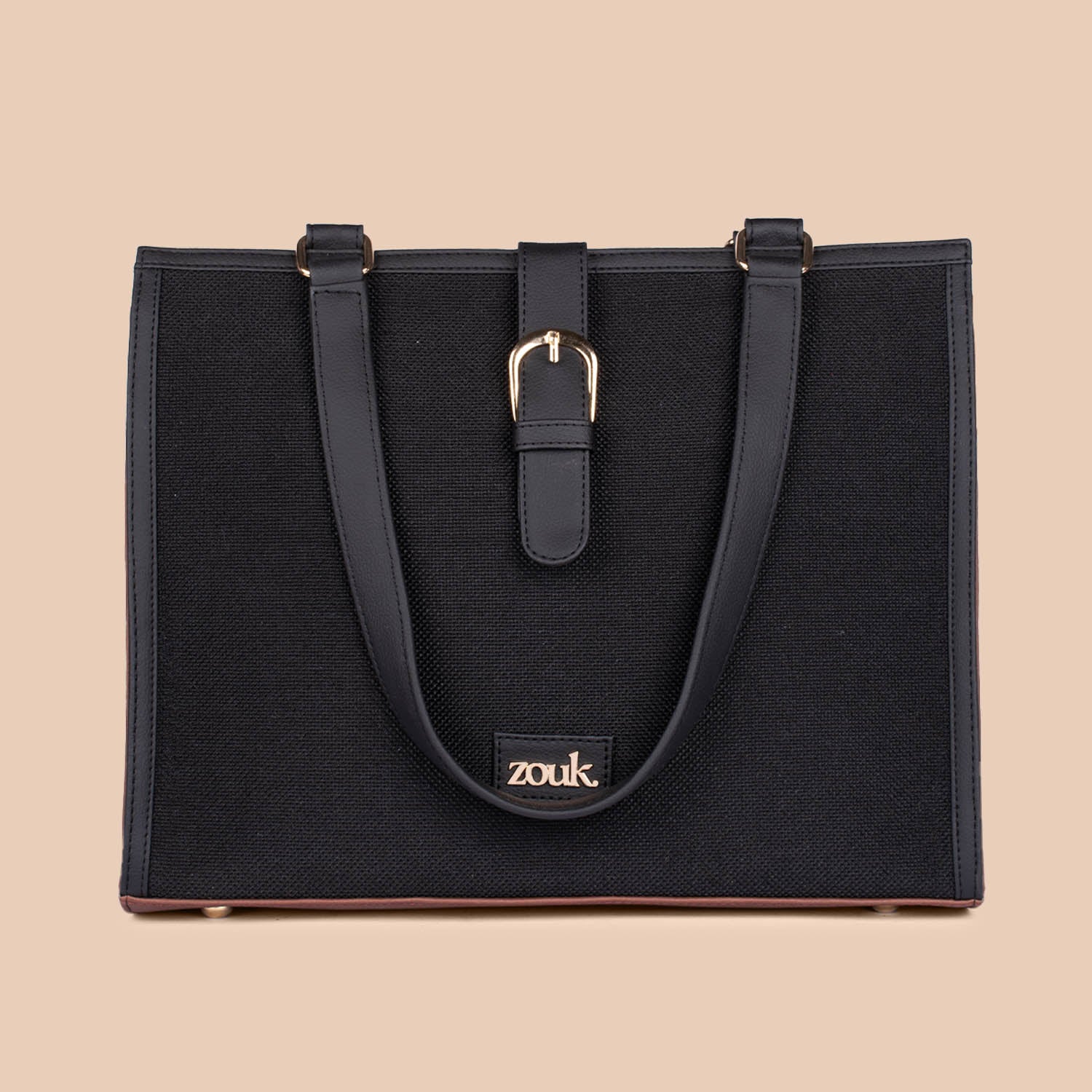 Rhea Kapoor Office Bag - Jet Black - Image 4