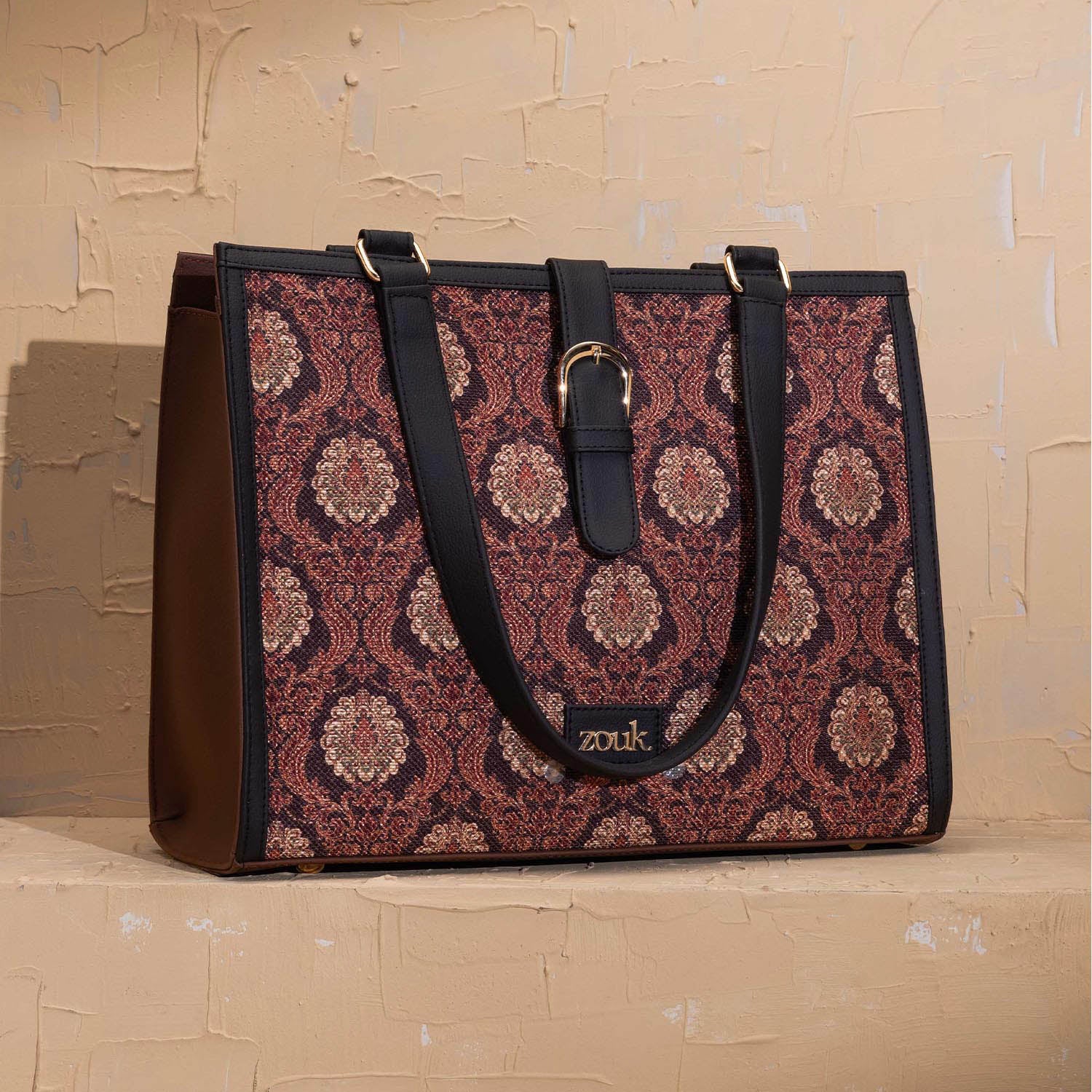 Rhea Kapoor Office Bag - Jodhpur Damask - Image 12