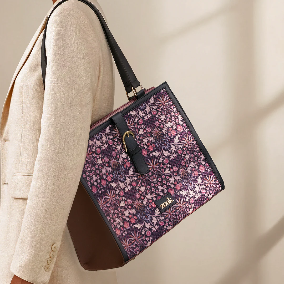 Rhea Kapoor Office Bag - Kashmir Blooms - Image 2