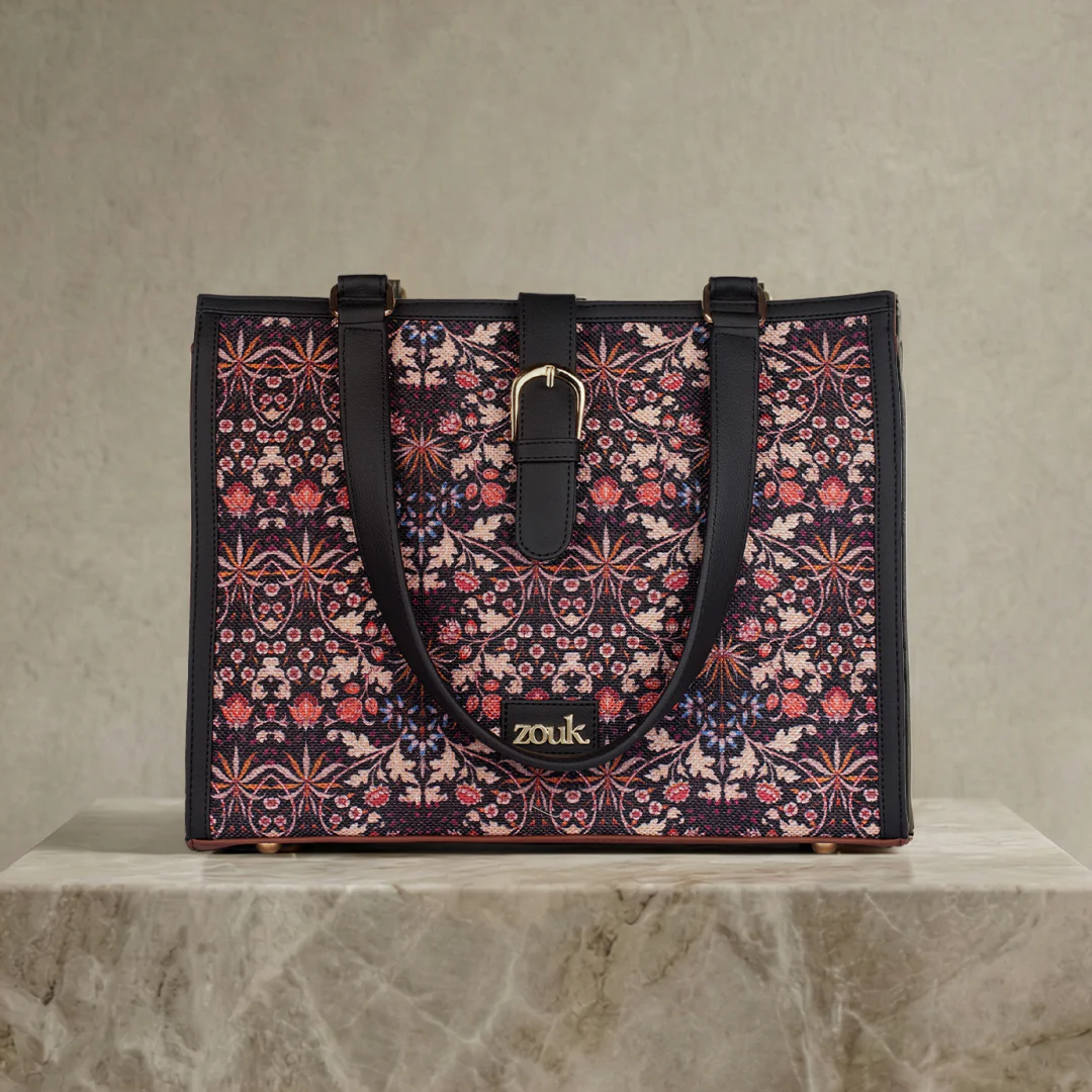 Rhea Kapoor Office Bag - Kashmir Blooms - Image 3