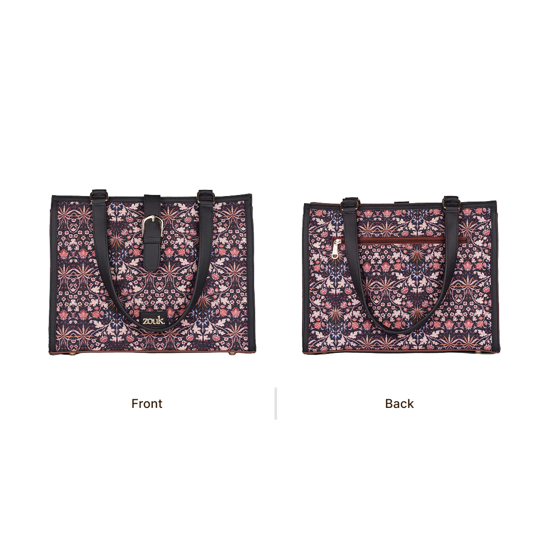 Rhea Kapoor Office Bag - Kashmir Blooms - Image 8