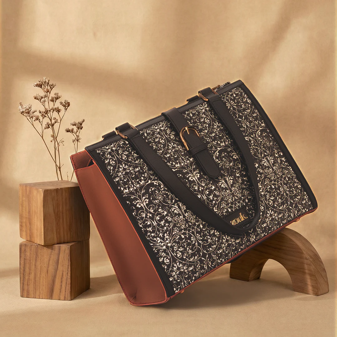 Rhea Kapoor Office Bag - Lattice Lace - Image 3