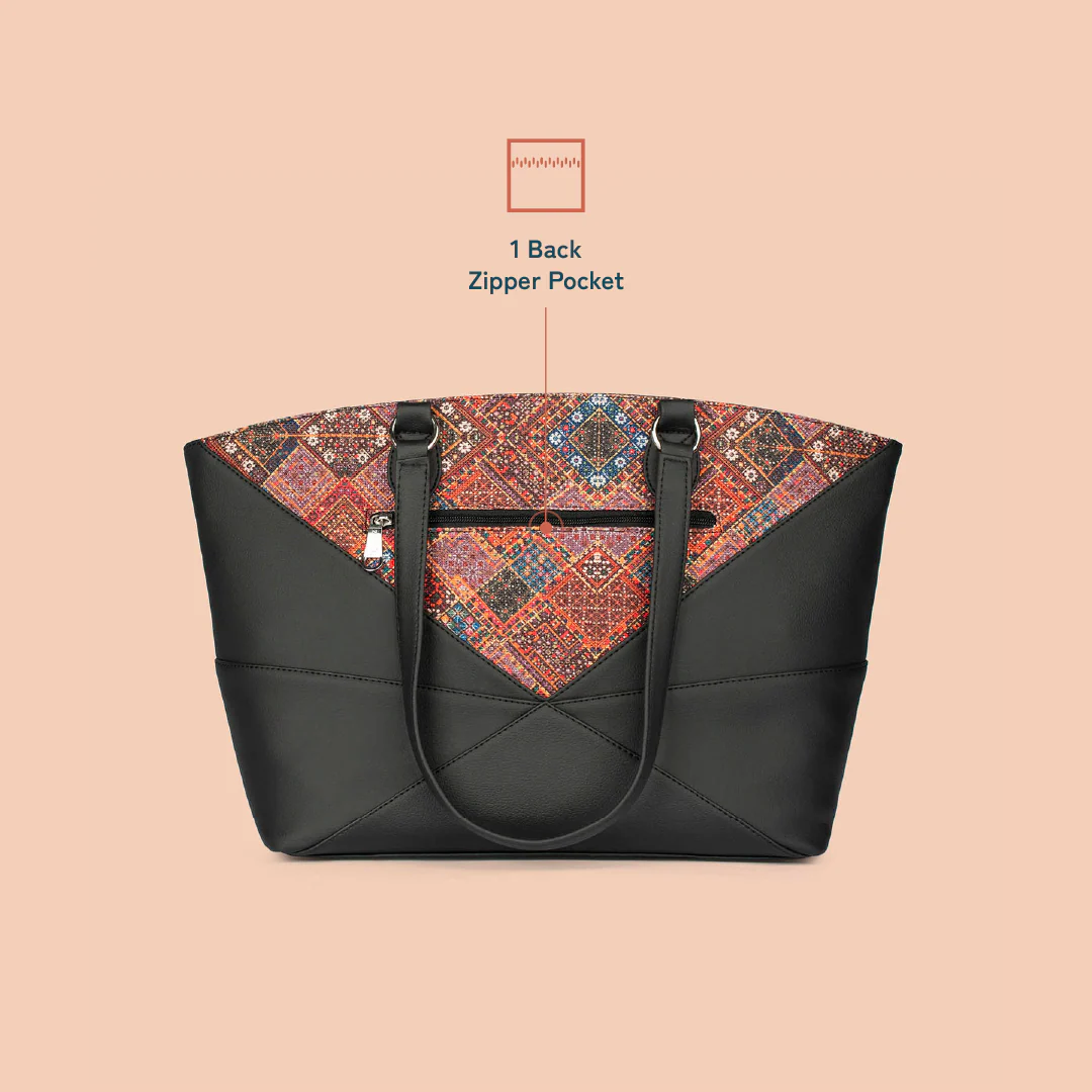 Rhea Kapoor Tote Bag - Bhuj Rabari - Image 4