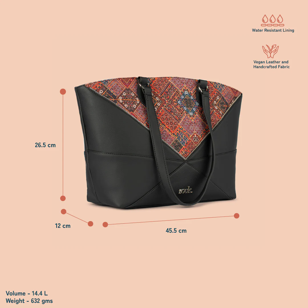 Rhea Kapoor Tote Bag - Bhuj Rabari - Image 5