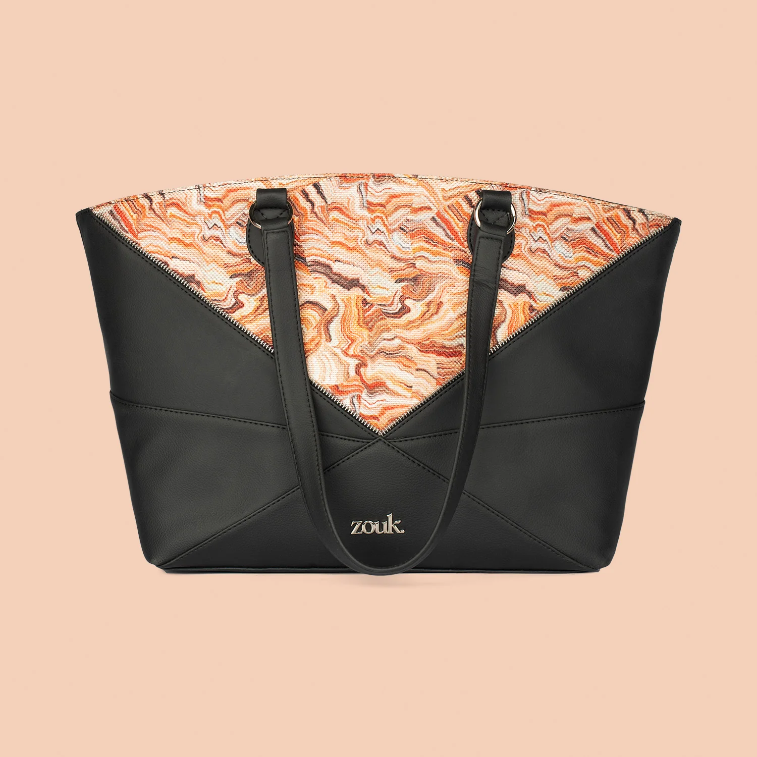Rhea Kapoor Tote Bag - Nicobar Coral - Image 2