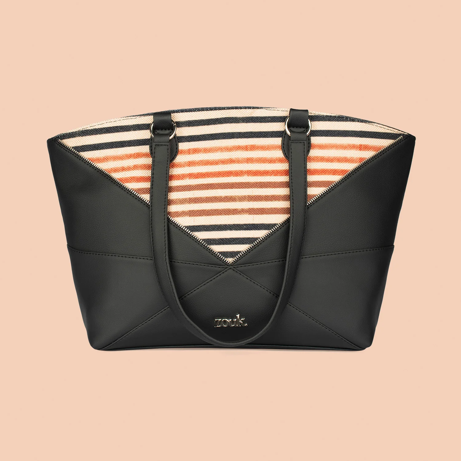 Rhea Kapoor Tote Bag - Qutub Stripes - Image 3