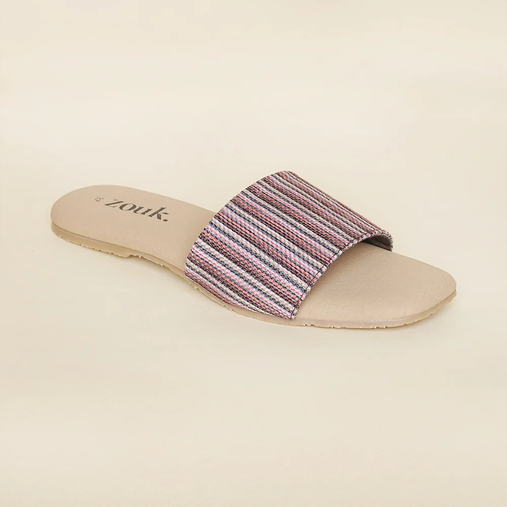 Rohtang Stripes Casual Flats - Image 8