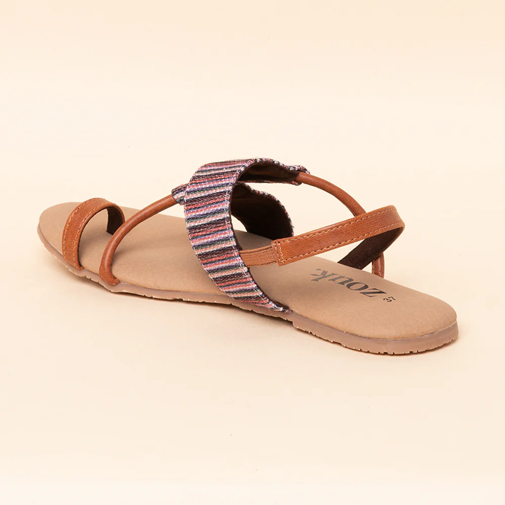 Rohtang Stripes Z Toe Chappals - Image 6